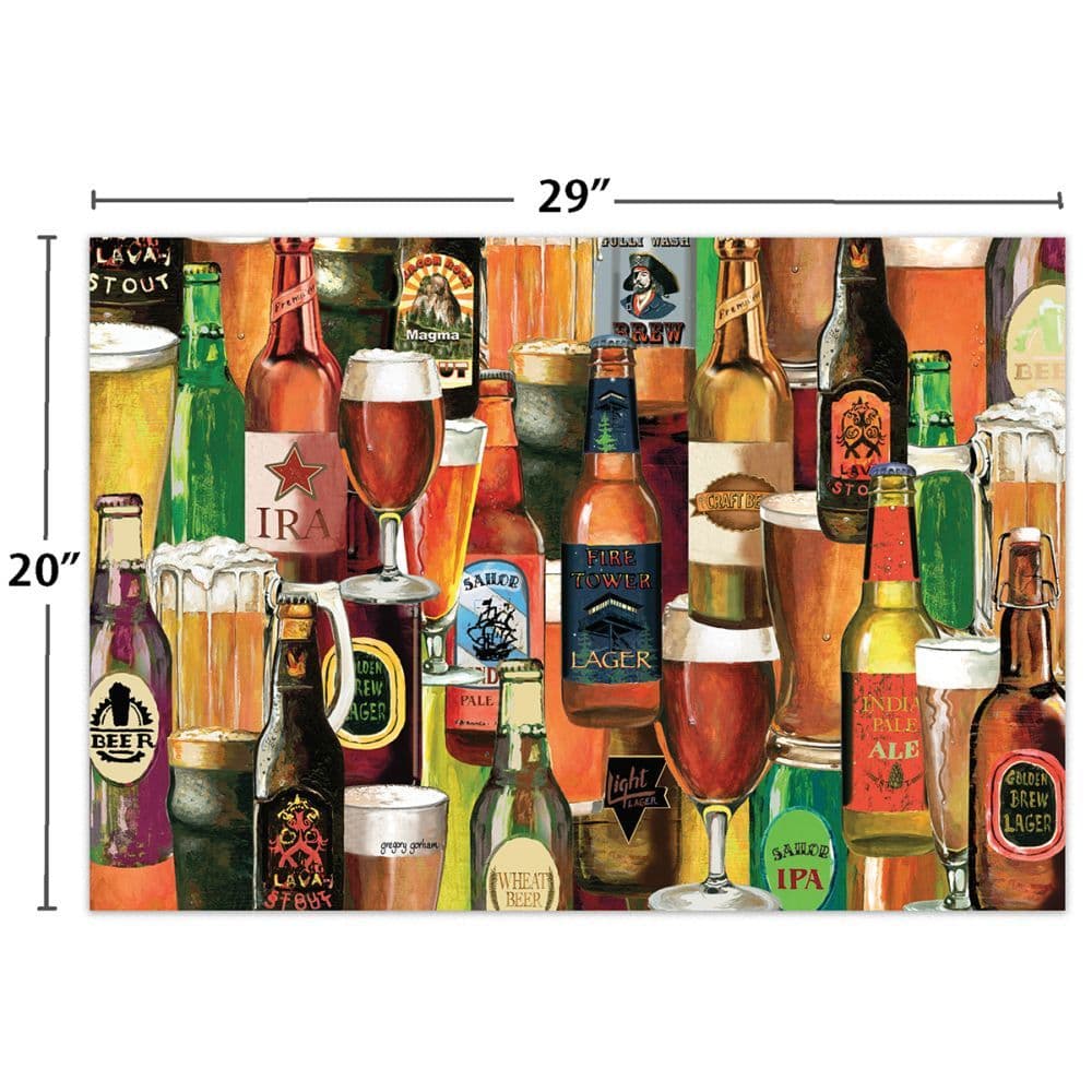 Crafted Brews 1000 Piece Puzzle by Gregory Gorham 5th Product Detail  Image width=&quot;1000&quot; height=&quot;1000&quot;