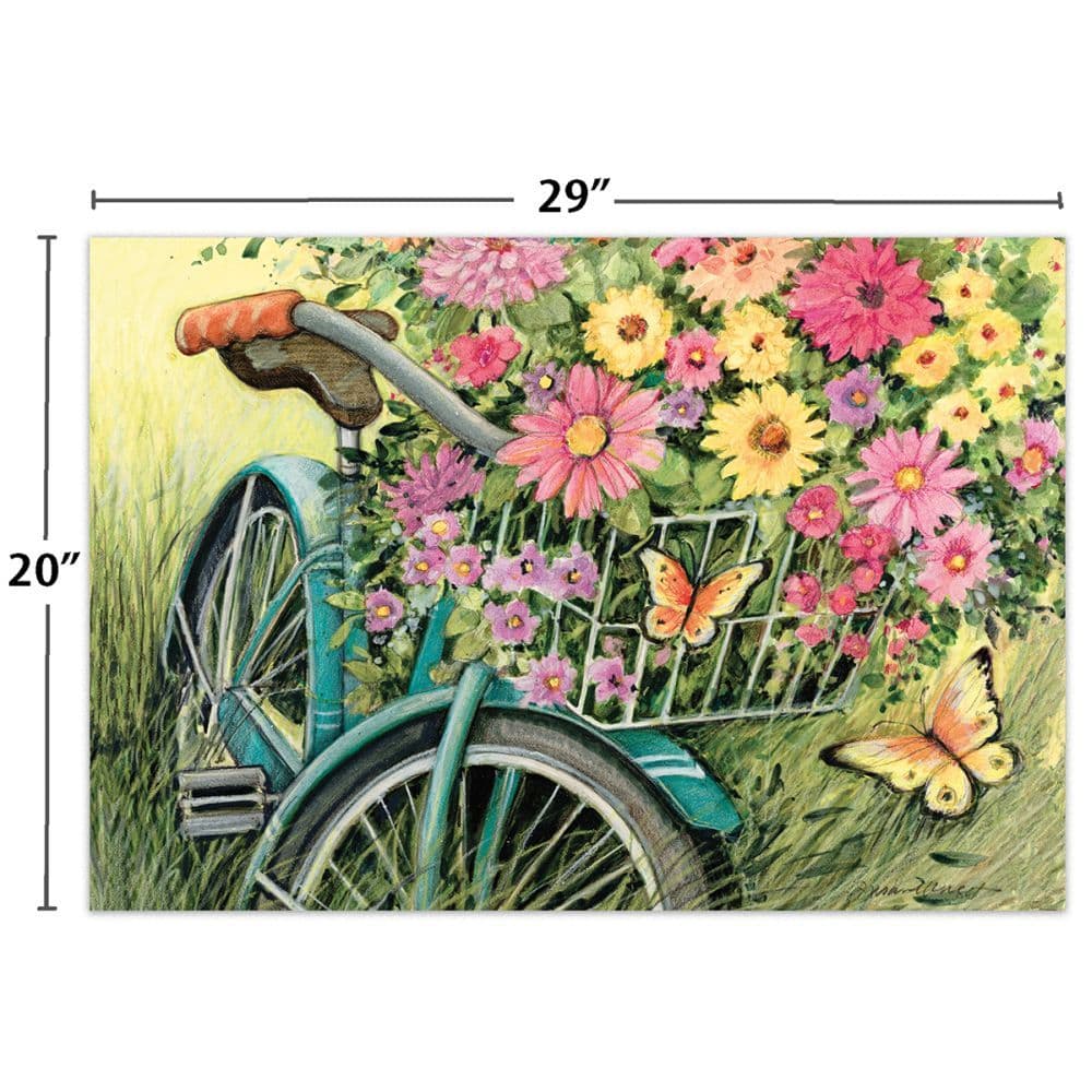 Bicycle Bouquet 1000 Piece Puzzle by Susan Winget 5th Product Detail  Image width=&quot;1000&quot; height=&quot;1000&quot;