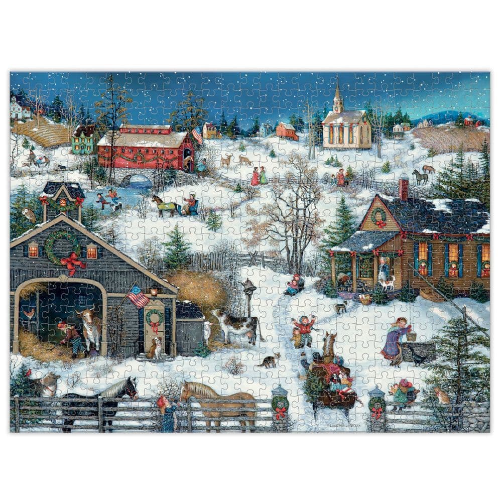 Christmas Memories 500 Piece Puzzle by Linda Nelson Stocks 2nd Product Detail  Image width=&quot;1000&quot; height=&quot;1000&quot;