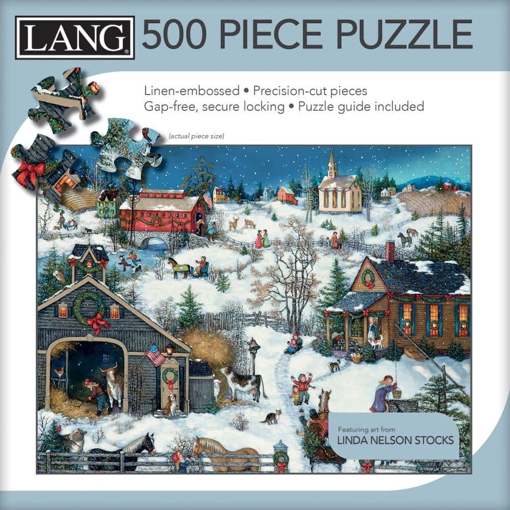Christmas Memories 500 Piece Puzzle by Linda Nelson Stocks 3rd Product Detail  Image width=&quot;1000&quot; height=&quot;1000&quot;