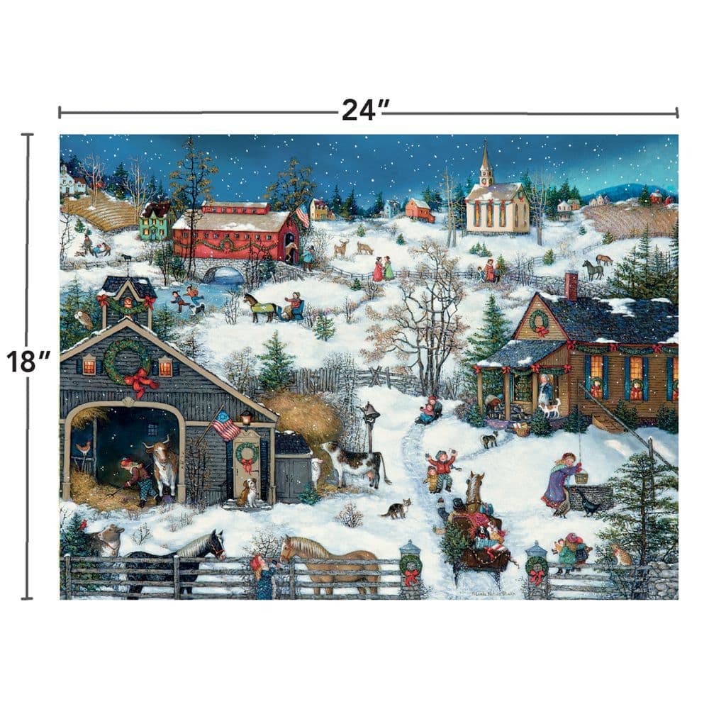 Christmas Memories 500 Piece Puzzle by Linda Nelson Stocks