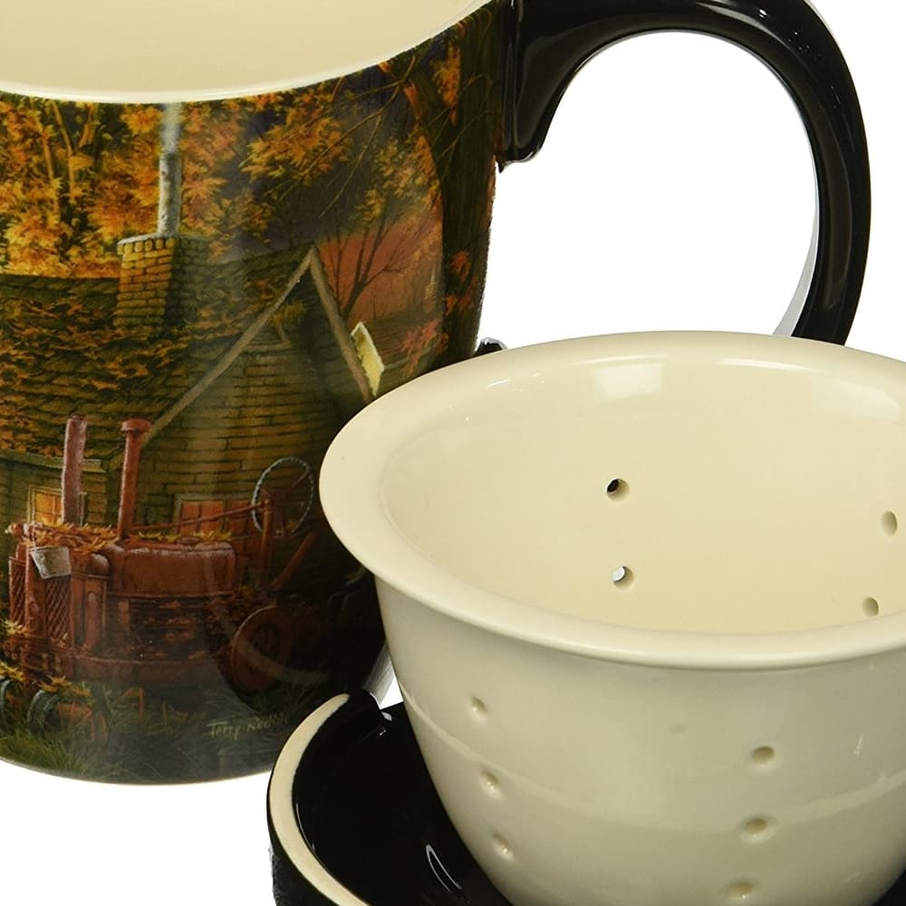 Morning Sunrise Tea Cup Set by Terry Redlin 2nd Product Detail  Image width=&quot;1000&quot; height=&quot;1000&quot;