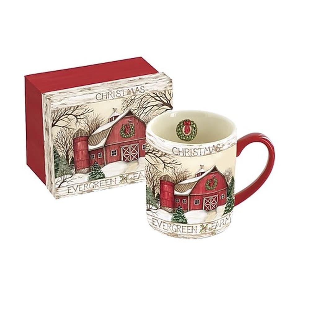 Evergreen Farm 14-oz. Mug w/ Decorative Box by Susan Winget Main Product Image width=&quot;1000&quot; height=&quot;1000&quot;