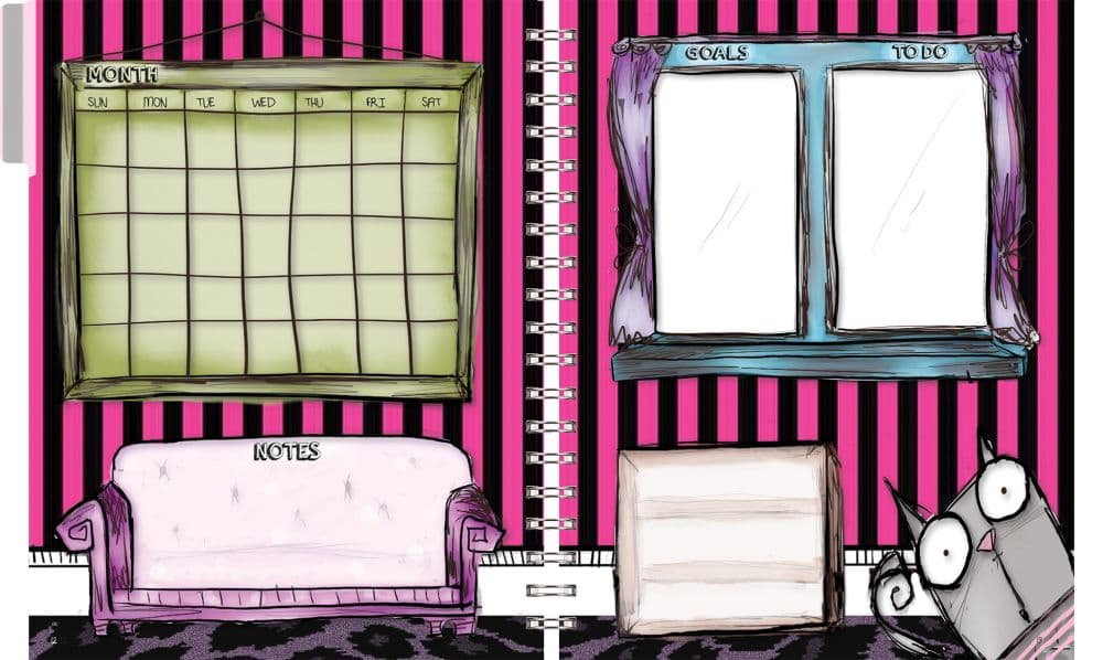 Sketchy Chics Creative Planner 2nd Product Detail  Image width="1000" height="1000"