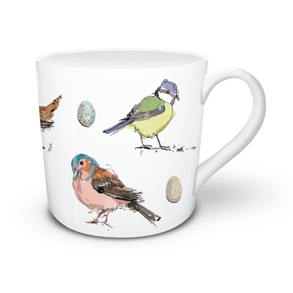 Madeleine Floyd Birds And Eggs 9 oz Fine China Mug Main Product  Image width="1000" height="1000"