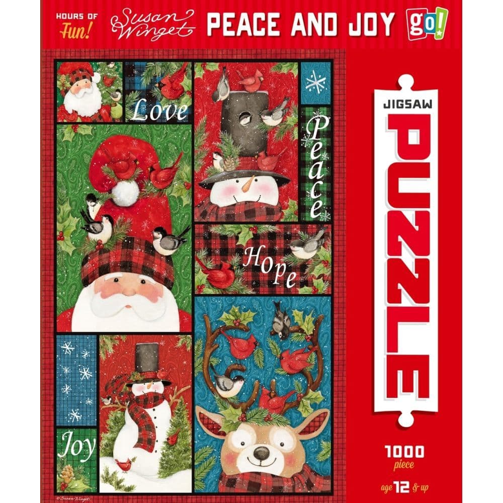 Winget Peace and Joy 1000pc Puzzle Main Product  Image width="1000" height="1000"