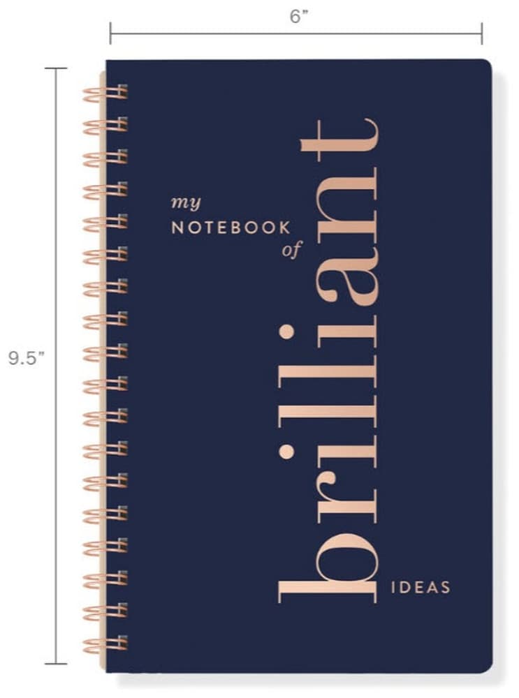 Brilliant Ideas Large Faux Leather Journal 4th Product Detail  Image width="1000" height="1000"