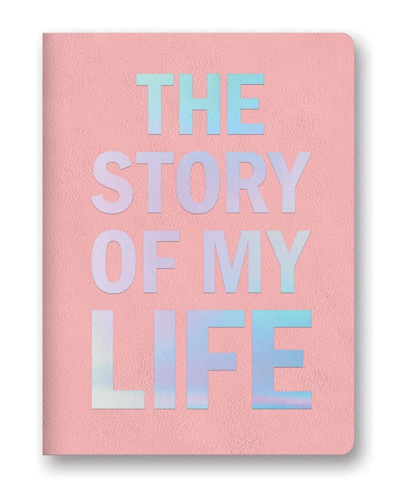 Story of My Life Lg Holographic Leatheresque Notebook Main Product  Image width="1000" height="1000"