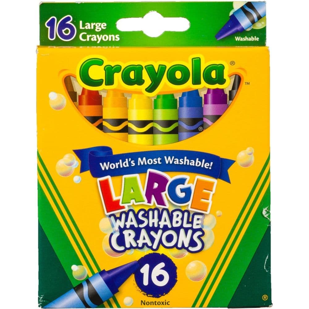 image Crayola Ultra Clean Washable Large Crayons 16ct Main Product Image