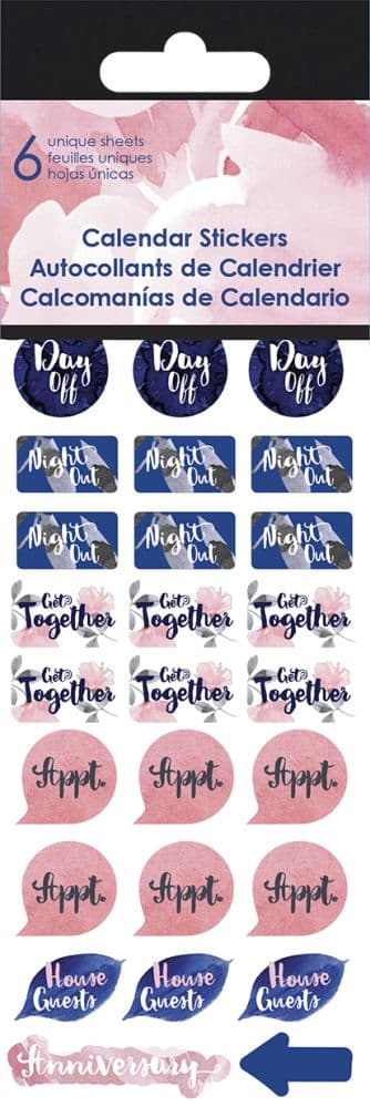 Florals Reminder Stickers Main Product  Image width="1000" height="1000"