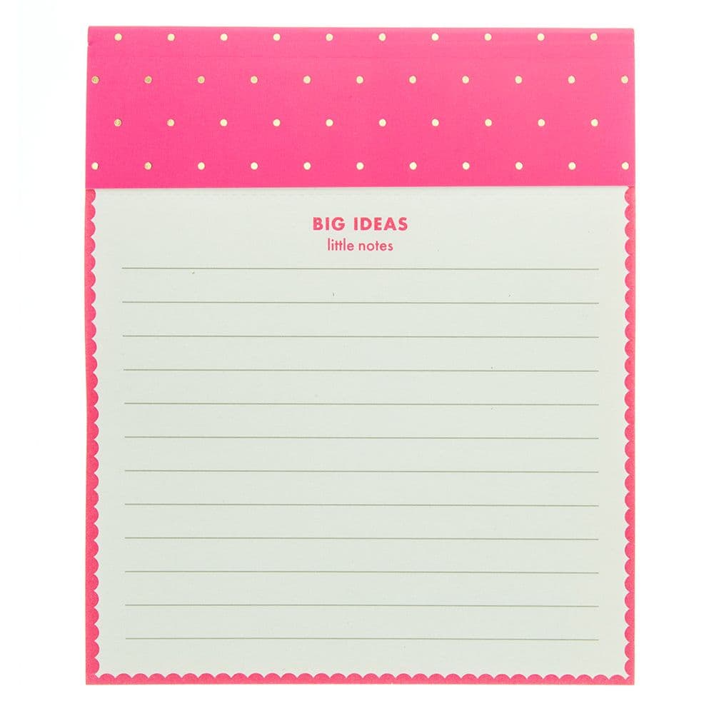 Neon Scallop Jotter Notepad Main Product  Image width="1000" height="1000"
