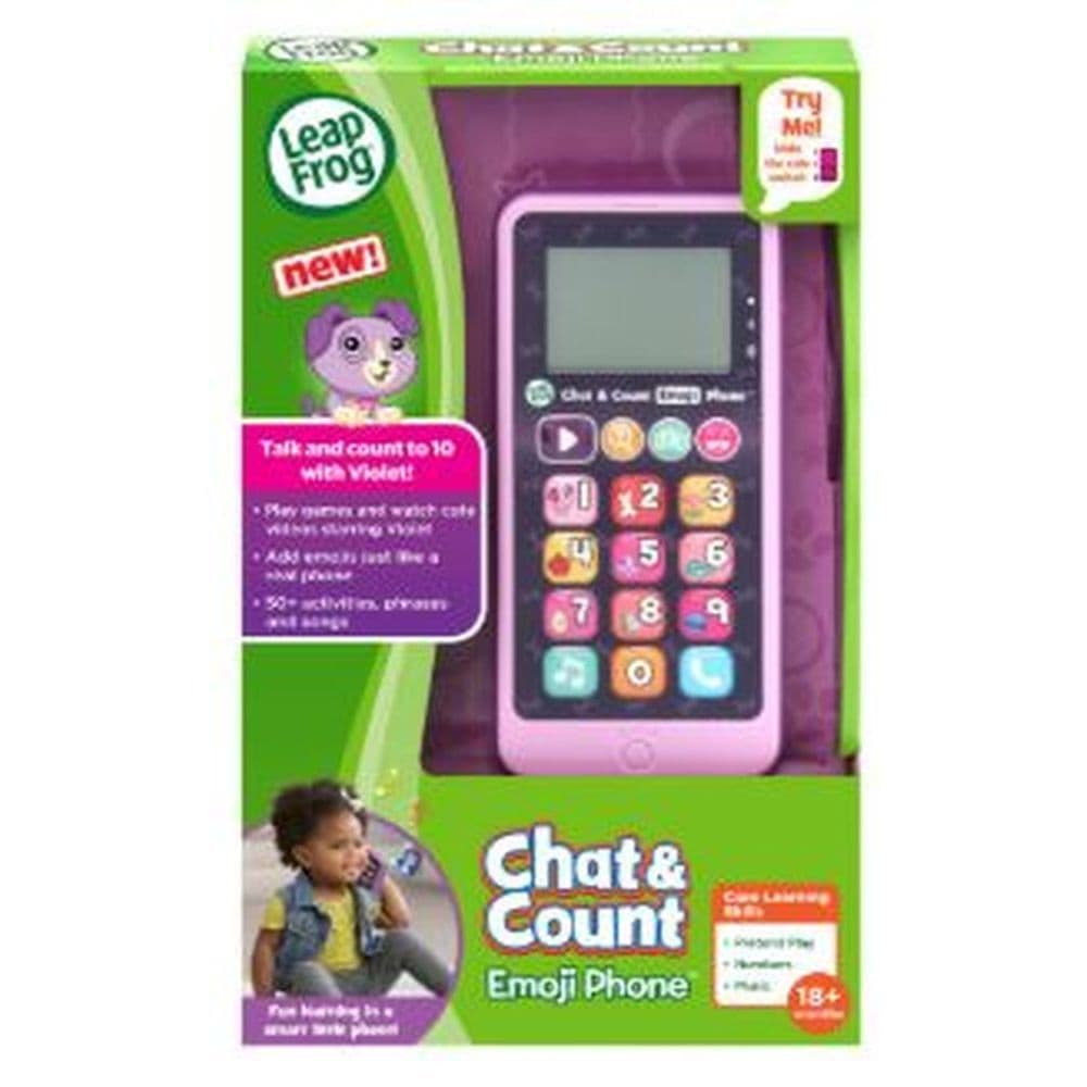 LeapFrog Chat  Count Emoji Phone Pink 2nd Product Detail  Image width="1000" height="1000"