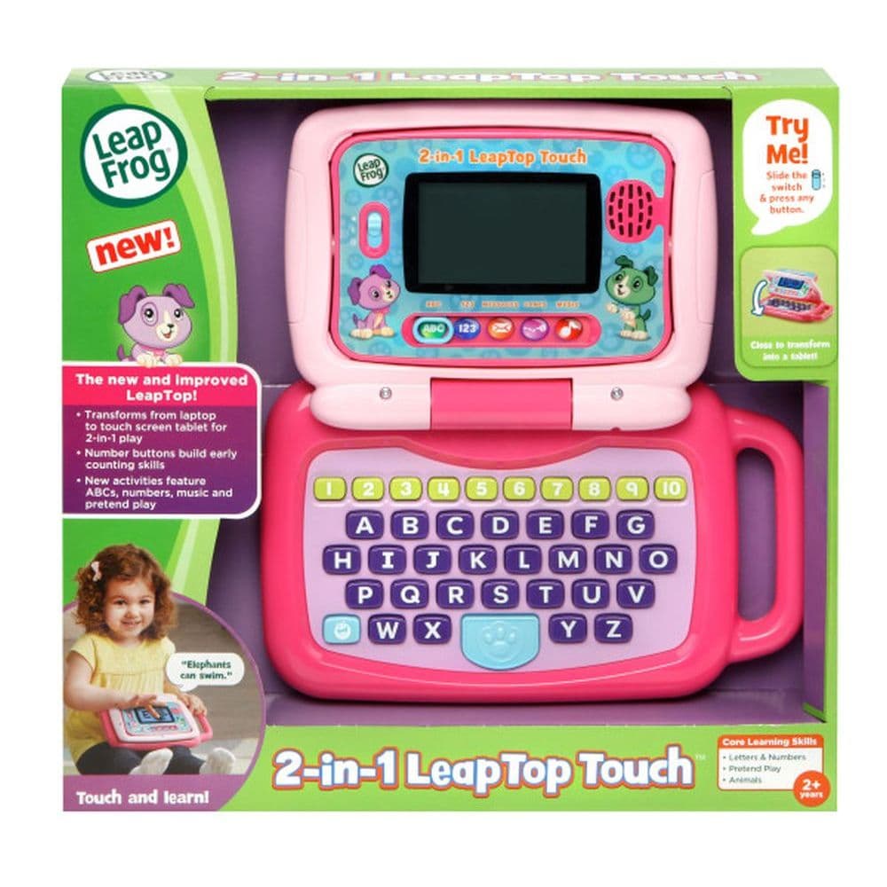 LeapFrog 2in1 Leaptop Touch Pink 2nd Product Detail  Image width="1000" height="1000"