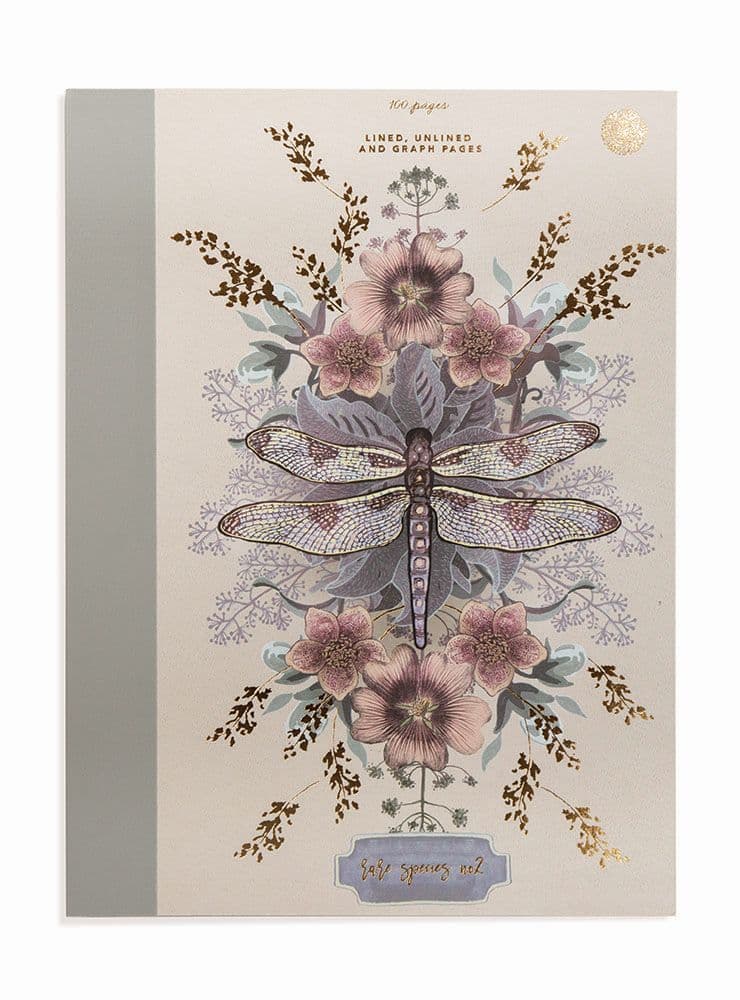 Dragonfly Cloth Bound Notebook Main Product  Image width="1000" height="1000"