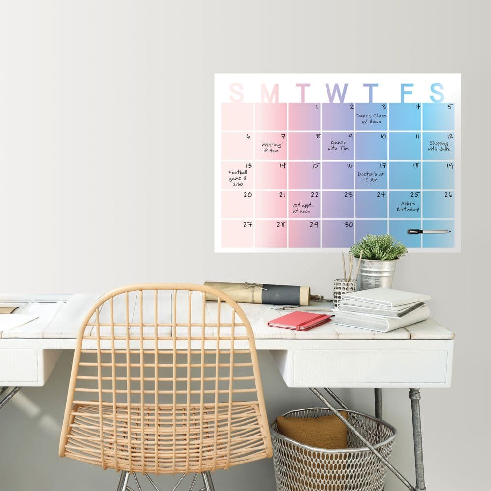 Serenity 175 X 24 Dry Erase Calendar 2nd Product Detail  Image width=&quot;1000&quot; height=&quot;1000&quot;