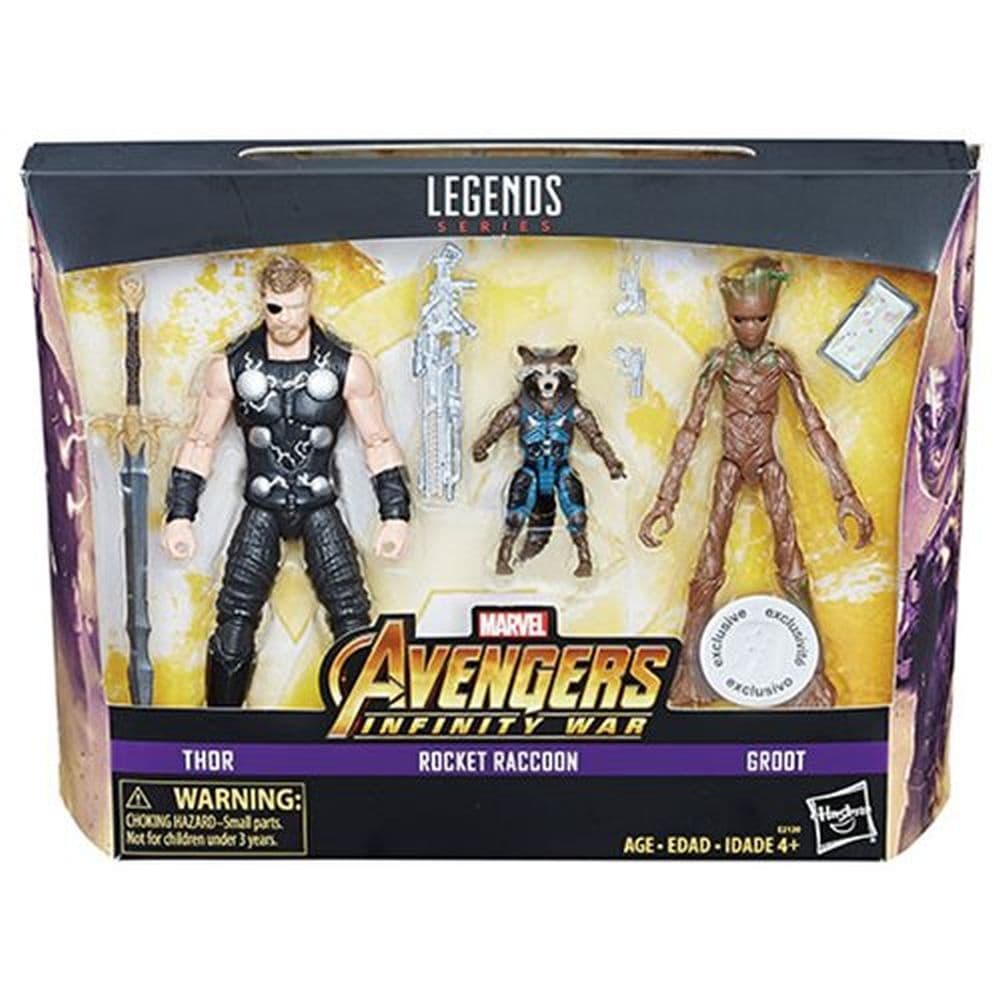 Marvel Legends Action Figures Thor Rocket Groot Main Product  Image width="1000" height="1000"