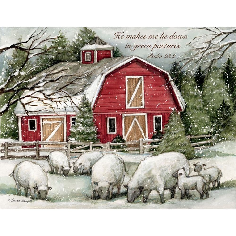 the lord is my shepherd assorted boxed christmas cards image 2 width=&quot;1000&quot; height=&quot;1000&quot;