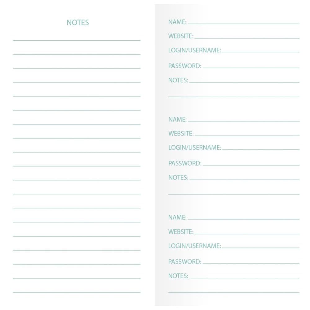 Botanic Password Journal by Barbra Anderson 4th Product Detail  Image width=&quot;1000&quot; height=&quot;1000&quot;