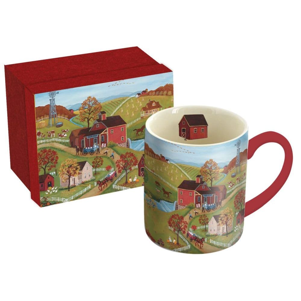 Red Mill 14 oz Mug by Mary Singleton Main Product  Image width="1000" height="1000"
