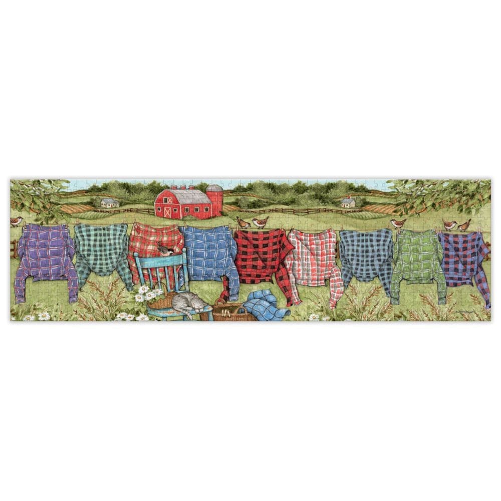 Favorite Flannel 750 Piece Puzzle Panoramic by Susan Winget 2nd Product Detail  Image width="1000" height="1000"