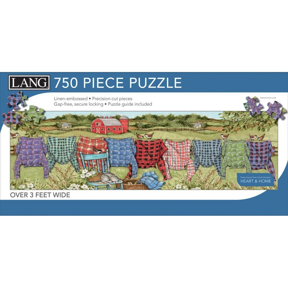 Favorite Flannel 750 Piece Puzzle Panoramic by Susan Winget 3rd Product Detail  Image width="1000" height="1000"