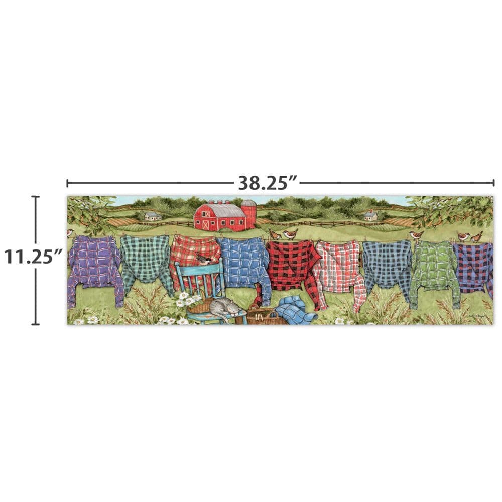 Favorite Flannel 750 Piece Puzzle Panoramic by Susan Winget 5th Product Detail  Image width="1000" height="1000"