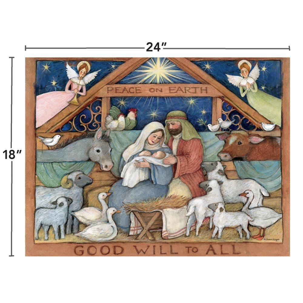 Good Will To All 500 Piece Puzzle by Susan Winget 5th Product Detail  Image width=&quot;1000&quot; height=&quot;1000&quot;