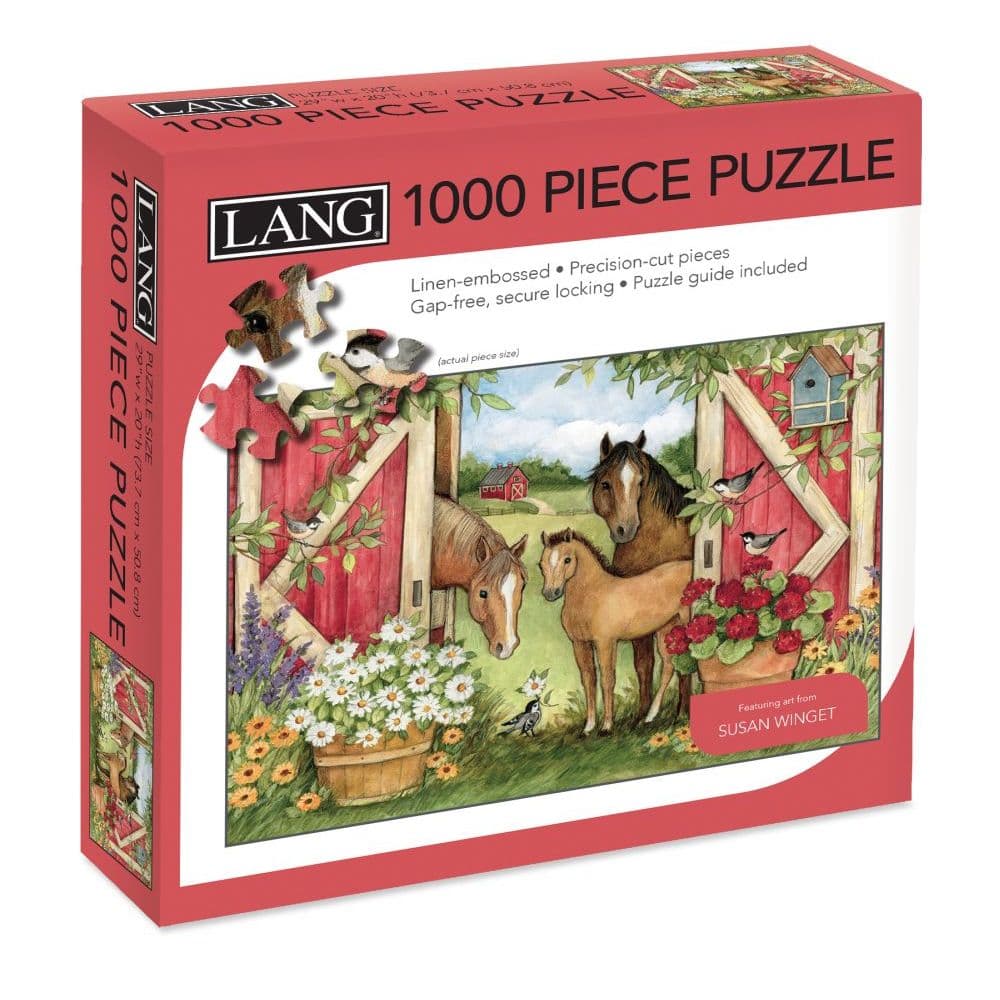 Heartland Barn 1000 Piece Puzzle by Susan Winget Main Product  Image width=&quot;1000&quot; height=&quot;1000&quot;
