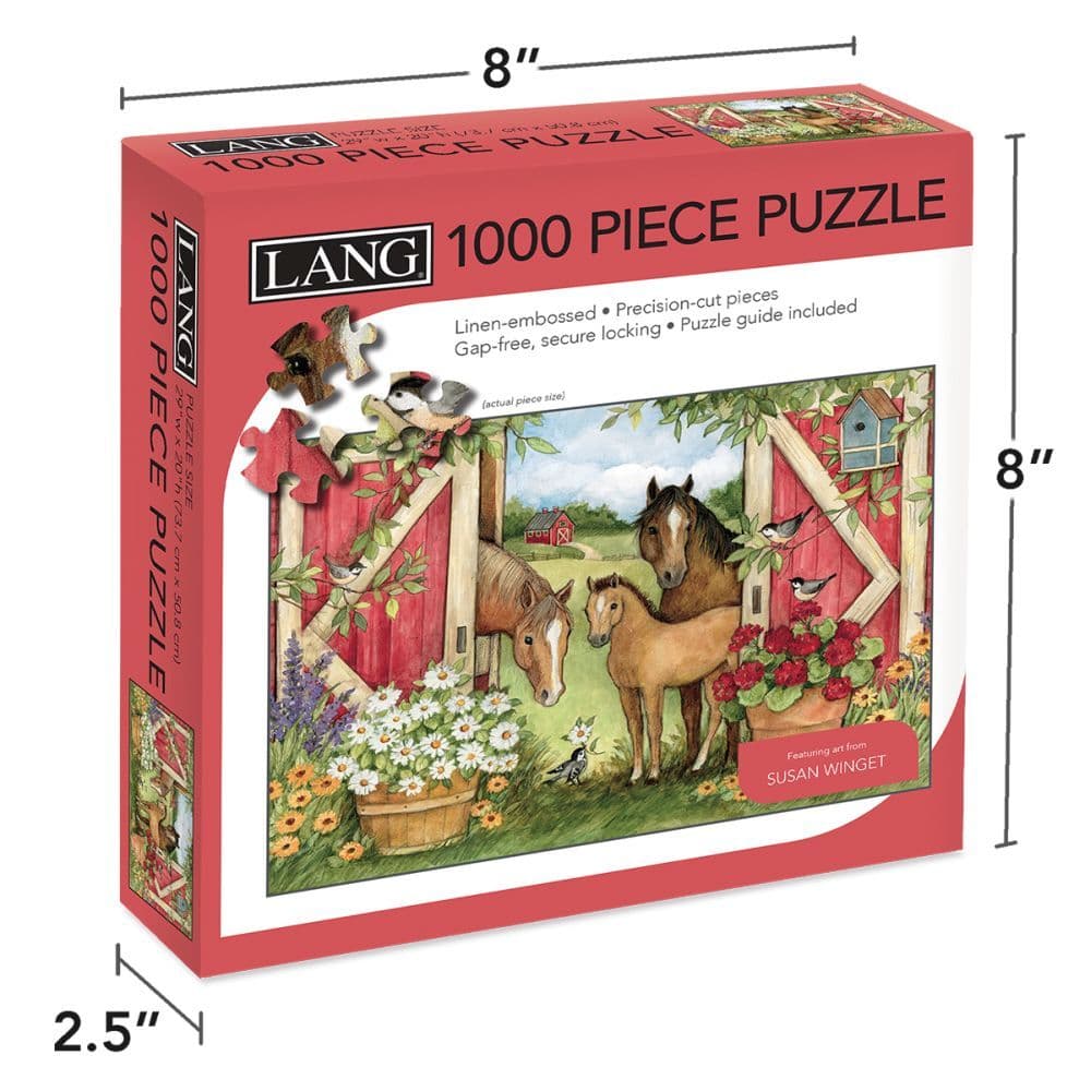 Heartland Barn 1000 Piece Puzzle by Susan Winget 4th Product Detail  Image width=&quot;1000&quot; height=&quot;1000&quot;