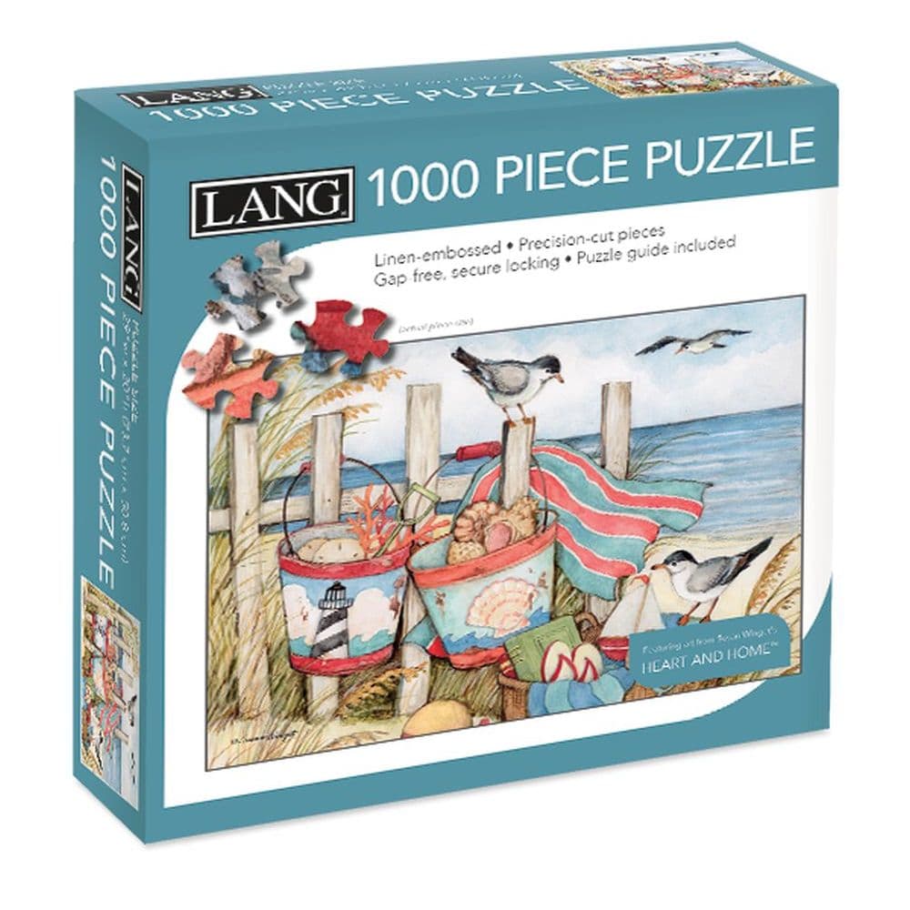 Sand Buckets 1000 Piece Puzzle by Susan Winget Main Product  Image width=&quot;1000&quot; height=&quot;1000&quot;