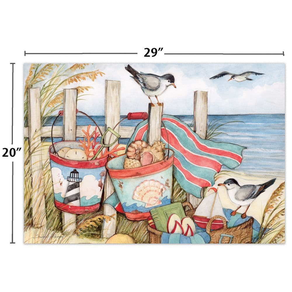Sand Buckets 1000 Piece Puzzle by Susan Winget 5th Product Detail  Image width=&quot;1000&quot; height=&quot;1000&quot;