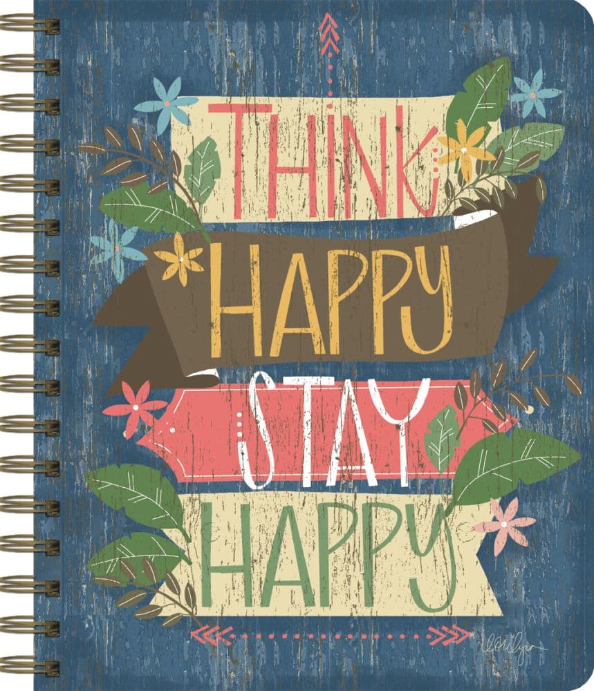 image Think Happy Planning Journal by LoriLynn Simms Main Product  Image width=&quot;1000&quot; height=&quot;1000&quot;