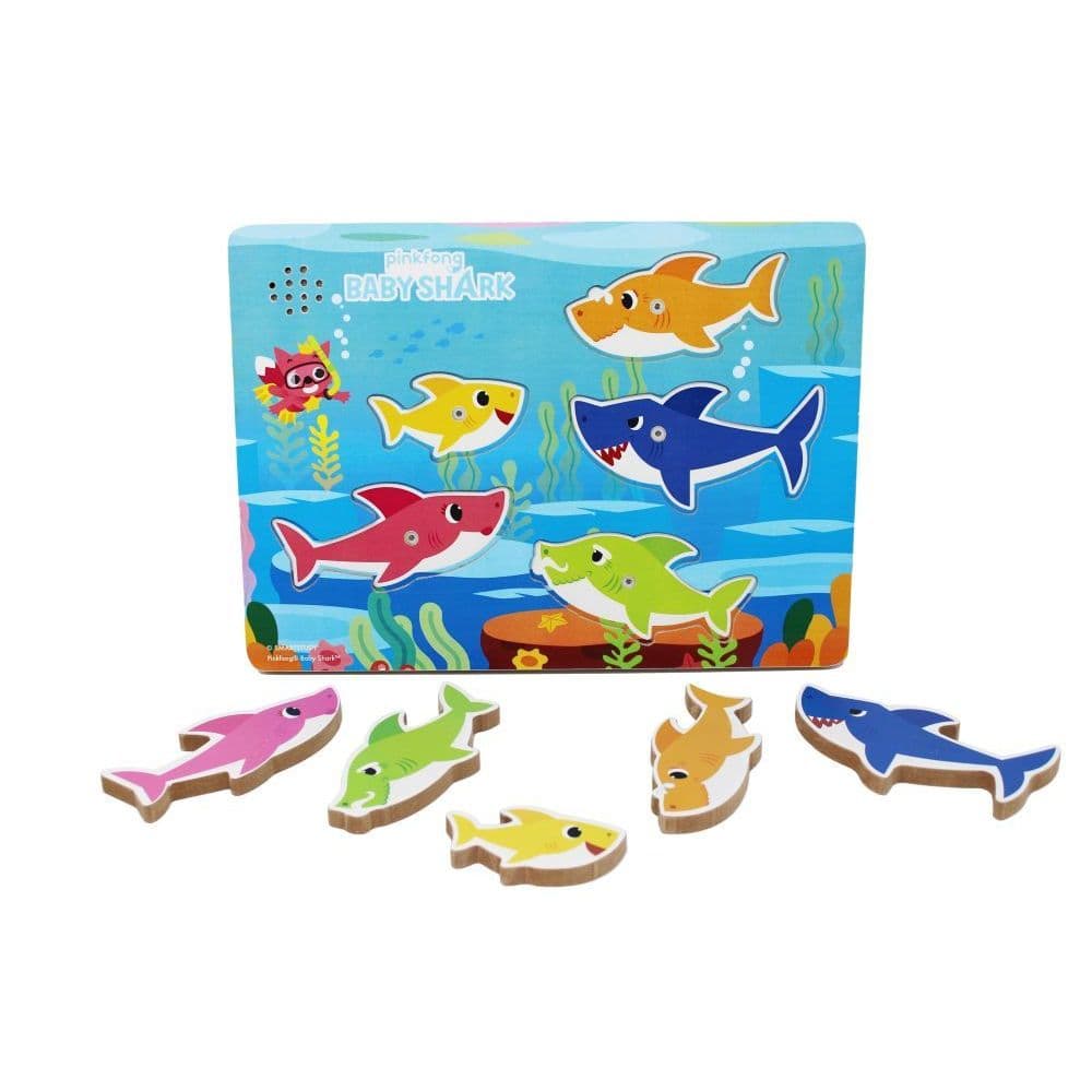 Baby Shark Wooden Sound Puzzle 2nd Product Detail  Image width="1000" height="1000"
