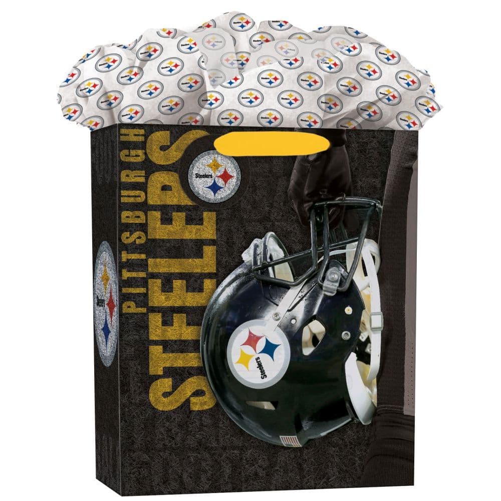 Nfl Pittsburgh Steelers Lg GoGo Gift Bag Main Product  Image width="1000" height="1000"