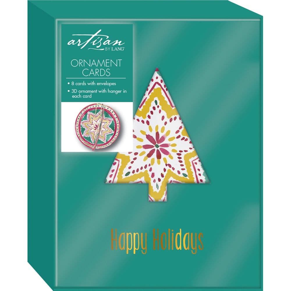 Christmas Star Ornament Christmas Card by Barbra Ignatiev Main Product  Image width="1000" height="1000"