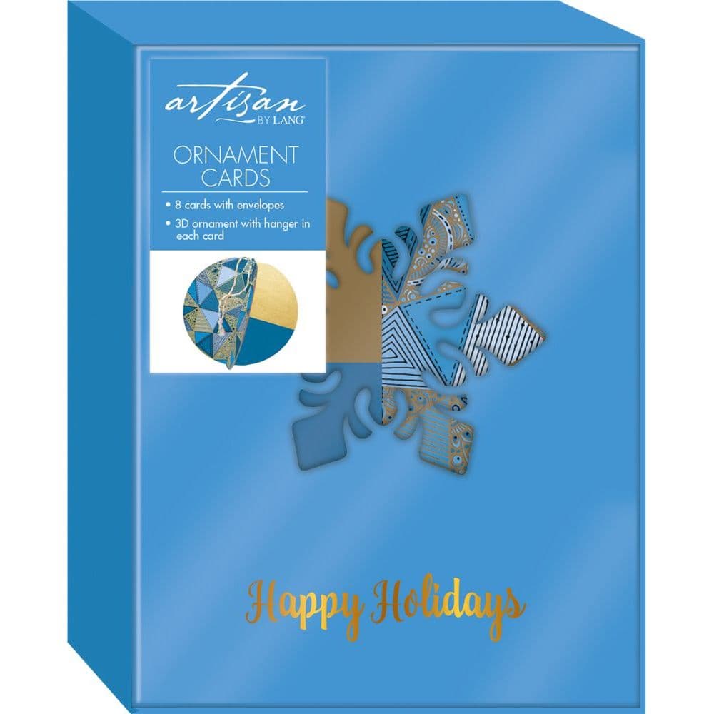Frozen Holiday Ornament Christmas Card by Valentina Harper Main Product  Image width="1000" height="1000"