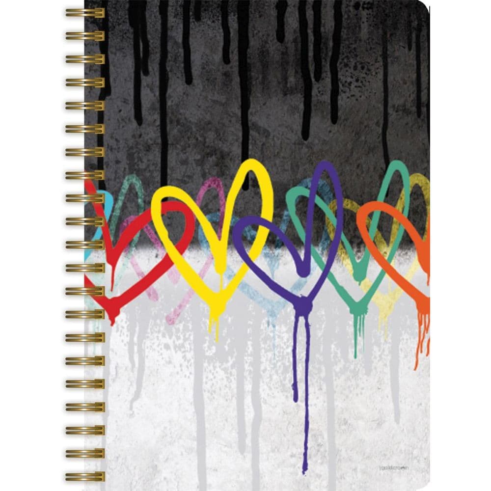 Bleeding Hearts Spiral Journal by James Goldcrown Main Product  Image width="1000" height="1000"