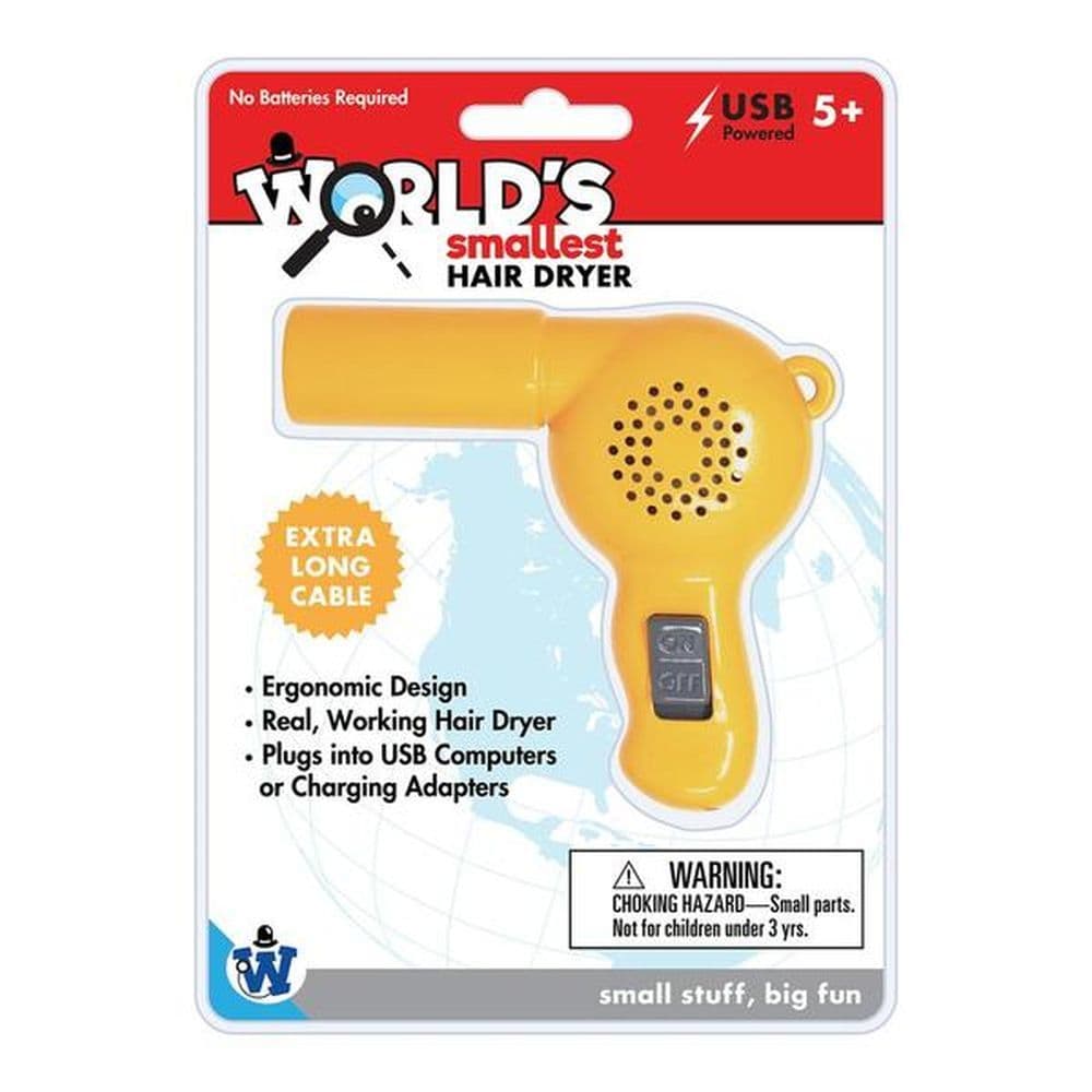 Worlds Smallest Hair Dryer Main Product  Image width="1000" height="1000"