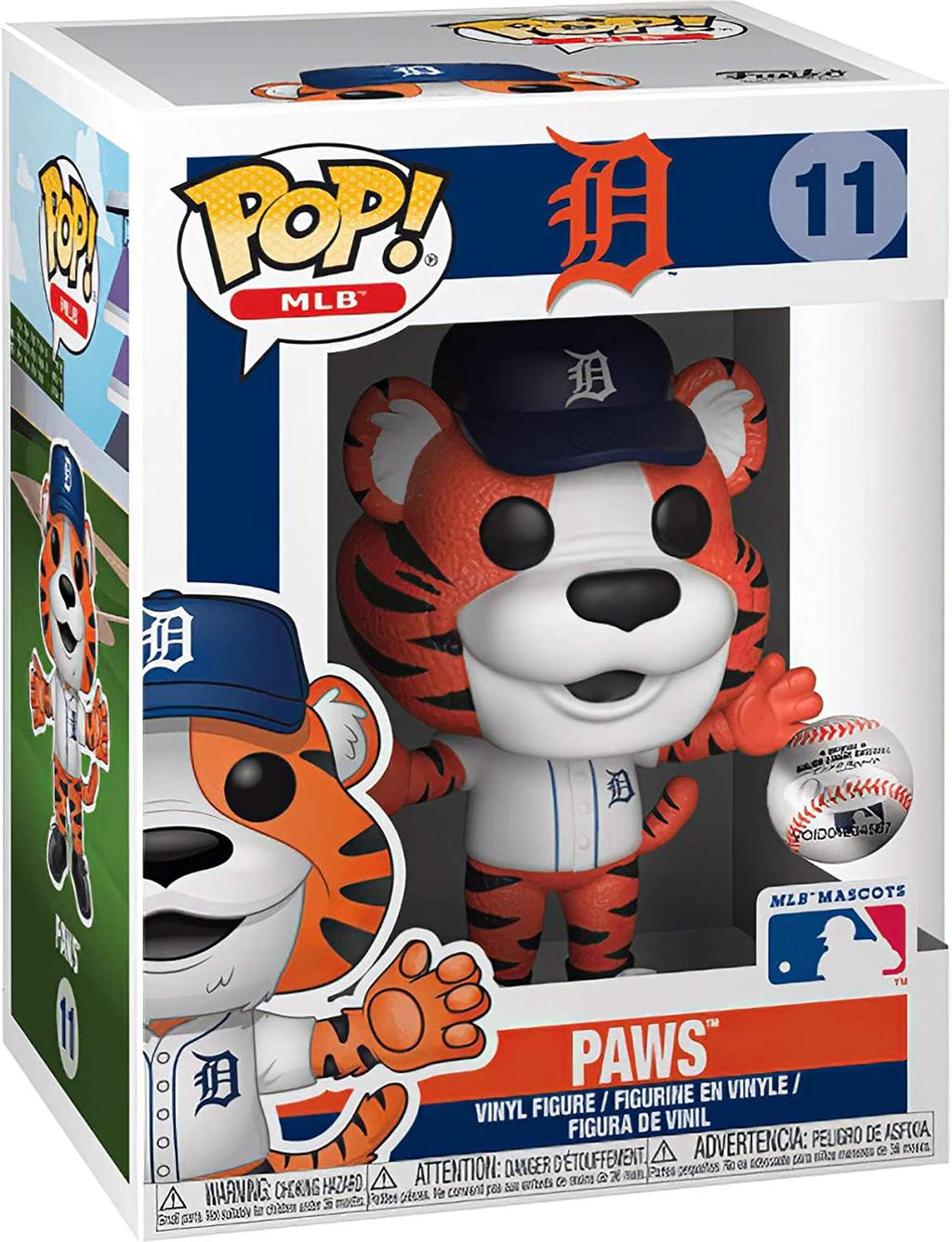 POP Vinyl MLB Paws Detroit 2nd Product Detail  Image width="1000" height="1000"