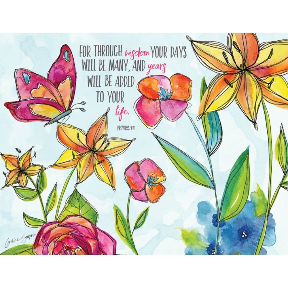 Multiple Blessings All Occasion Note Cards 18 pack by Caroline Simas 2nd Product Detail  Image width=&quot;1000&quot; height=&quot;1000&quot;