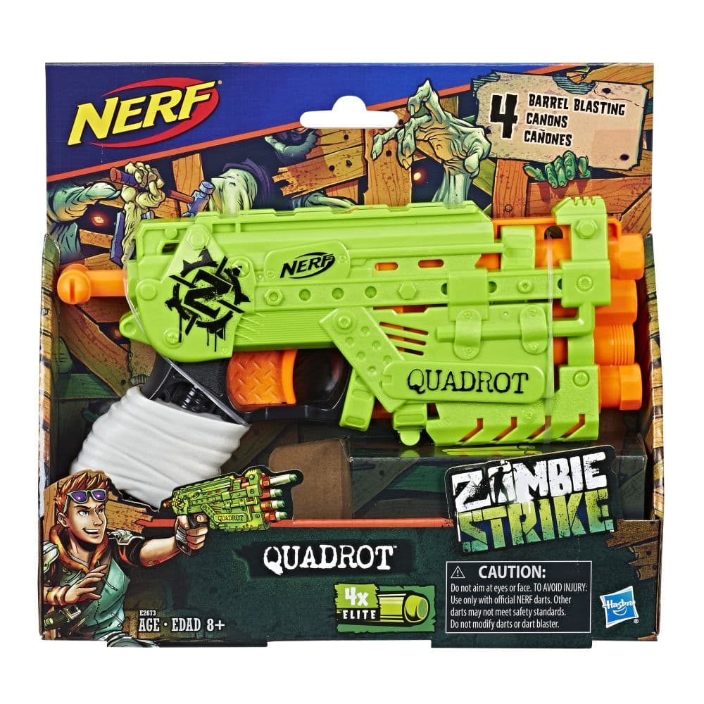 Nerf Zombie Strike Quadrot Dart Gun 2nd Product Detail  Image width="1000" height="1000"