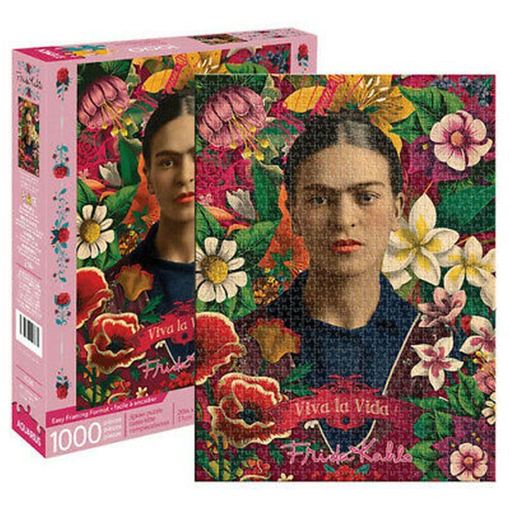 Puzzle Frida Kahlo 1000pc Puzzle - Calendars.com