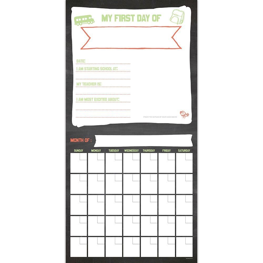 My School Year Perpetual Wall Calendar 3rd Product Detail  Image width="1000" height="1000"