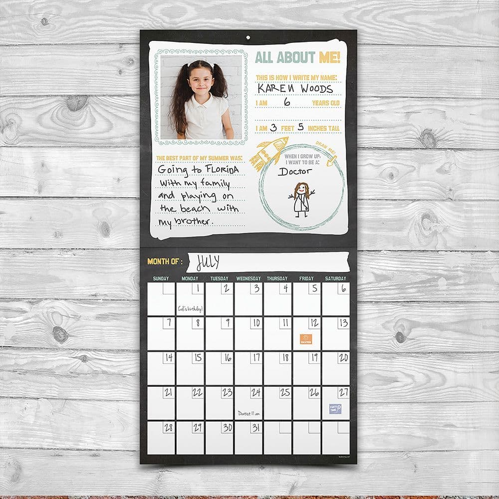 My School Year Perpetual Wall Calendar 6th Product Detail  Image width="1000" height="1000"