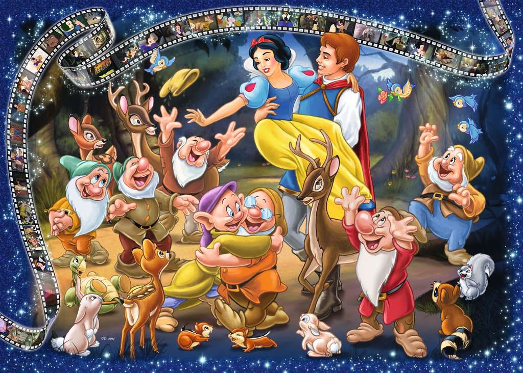 disney snow white 1000pc puzzle image 2 width="1000" height="1000"