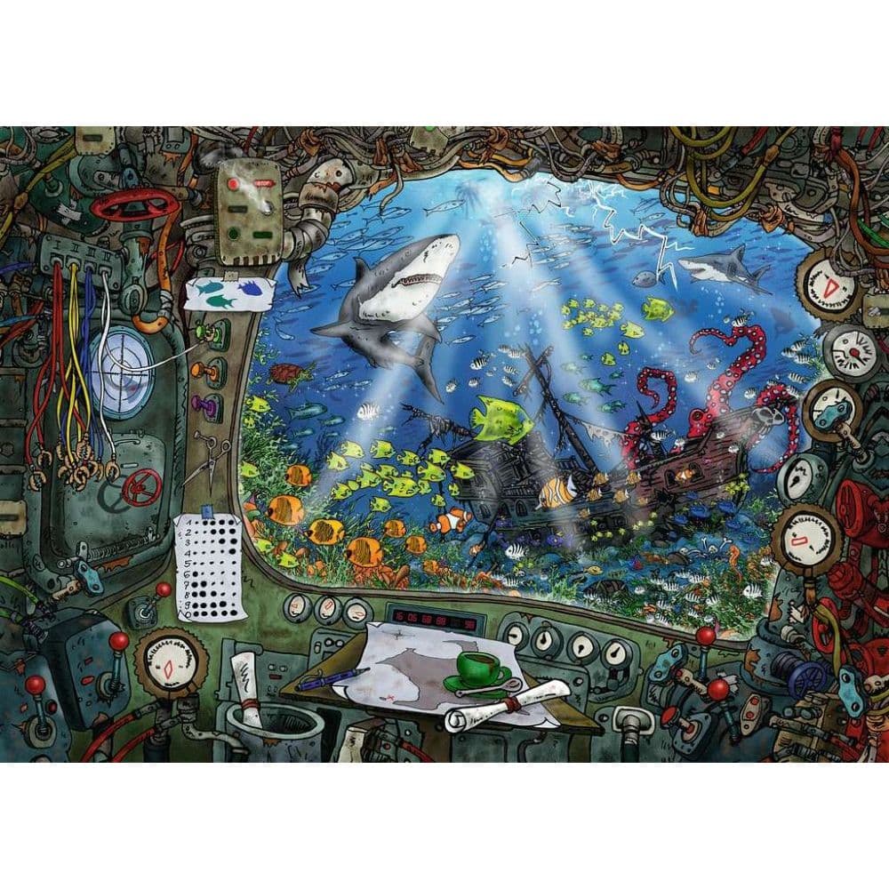 Escape Room Submarine 750pc Puzzle Main Product  Image width="1000" height="1000"