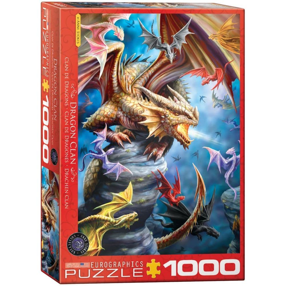 Fantasy Dragon Anne Stokes 1000pc Puzzle Main Product  Image width="1000" height="1000"