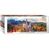 image Neuschwanstein Castle Fall 1000pc Panoramic Puzzle Main Product  Image width="1000" height="1000"