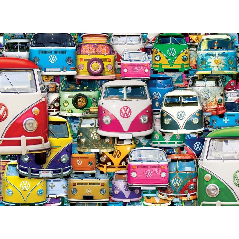 VW Funky Jam 1000 Piece puzzle 2nd Product Detail  Image width="1000" height="1000"
