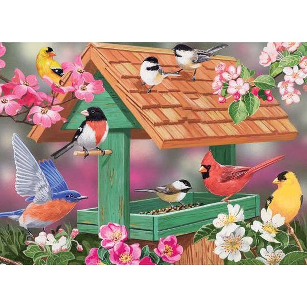 image Feathers and Flowers 1000 Piece Puzzle Main Product  Image width=&quot;1000&quot; height=&quot;1000&quot;